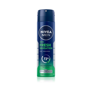 NIVEA الرجال Fresh سبراي مضاد للتعرق سينسيشن يدوم 72 ساعة للرجال 150 مل