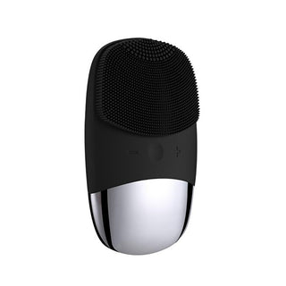 Palsar 7 Spazzola piatta silicone nera — Spazzola pulizia viso