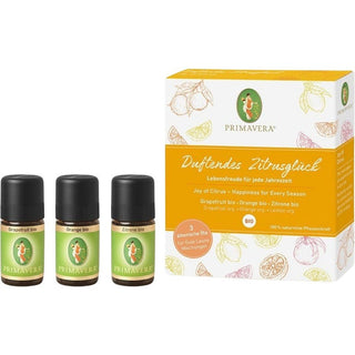 Primavera Set felicità agli agrumi 3 x 5 ml — Kit oli essenziali