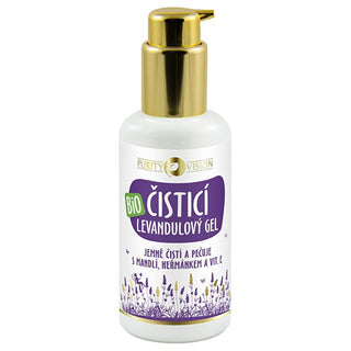 Purity vision Gel Detergente Bio Lavender Mandorla Camomilla Vitamina E 100 ml — Detergente viso
