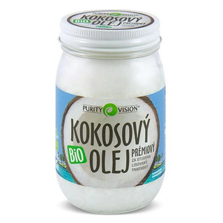 Purity vision Olio di Cocco Vergine Bio Spremuto a Freddo 420 ml — Olio corpo