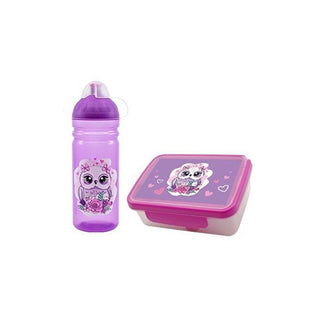 R&b Set Gufo 0,7l Contenitori Alimentari Viola — Contenitori alimentari