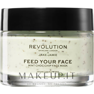 Revolution skincare X Jake-Jamie Feed Your Face Mint Choc Chip Maschera viso 50 ml