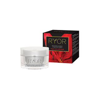 Ryor Κρέμα νύχτας με χρυσό και έλαιο argan 50 ml