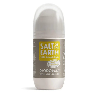 Salt of the earth Amber & Santalwood Deo Roll-on Ricaricabile 75 ml — Deodorante roll-on