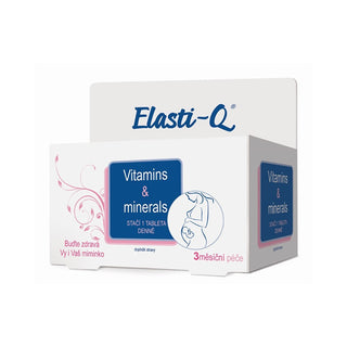 シンプリー ユー Elasti-Q ビタミンとミネラル 90錠 — マルチビタミン補助食品