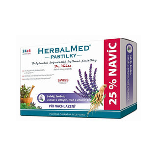 Simply you Dr. Weiss HerbalMed raffreddore 24 pastiglie + 6 gratis — Pastiglie