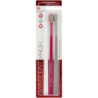 Swissdent Зубная щетка Trio Soft Whitening 2 + 1 БЕСПЛАТНО (белая + розовая + серая)