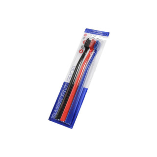 Swissdent Зубная щетка Soft-Medium 2 + 1 БЕСПЛАТНО (черная + красная + синяя)