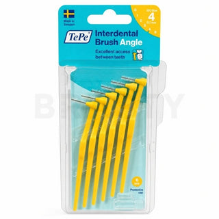 Tepe Mezizubní kartáček zahnutý (6 kusů) 0,7 mm žlutý
