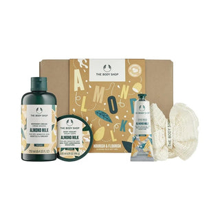 The body shop 大号杏仁奶套装