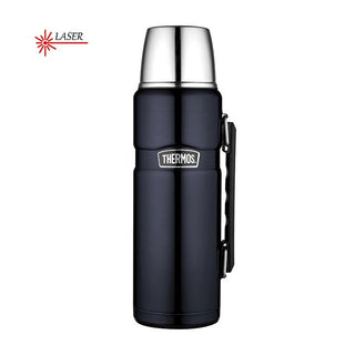 Thermos Style Bottiglia con Manico Blu Scuro 1,2 l — Bottiglia Termica
