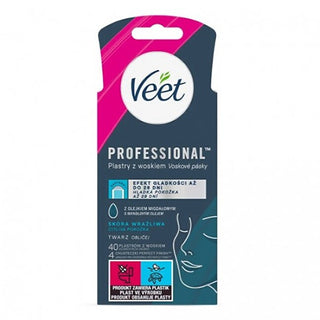 Veet Facial Wax Strips for Sensitive Skin 40pcs