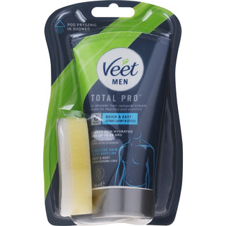 Veet MEN shower hair removal cream for sensitive skin for men 150 ml