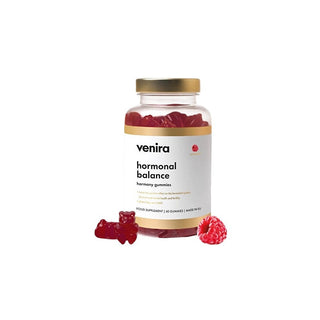 Venira Equilibrio Hormonal - Caramelos de Goma - Frambuesa 60 Piezas