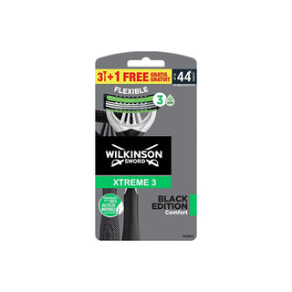 Wilkinson sword Xtreme 3 Black Edition Comfort 4 pezzi — Rasoio uomo