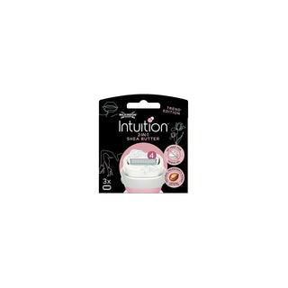 Wilkinson Sword Ανταλλακτικές λεπίδες Intuition 2 σε 1 με βούτυρο καριτέ, 3 τεμάχια