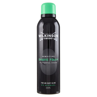 Wilkinson Sword Mousse Barba Sensitive 200ml — Mousse da barba
