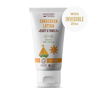 WoodenSpoon Lait bronzant protecteur Bébé & Famille SPF 30 150 ml
