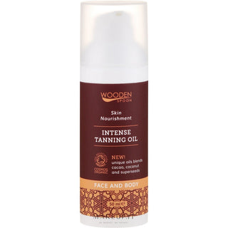 WoodenSpoon huile corporelle nourrissante pour un bronzage intense 50 ml