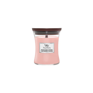 Woodwick Pressed Blooms & Patchouli Medium Jar Scented Candle 275 g