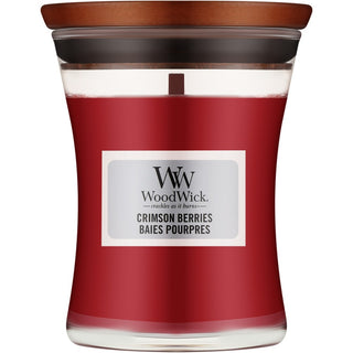 Woodwick Crimson Berries 85g Jar Scented Candle