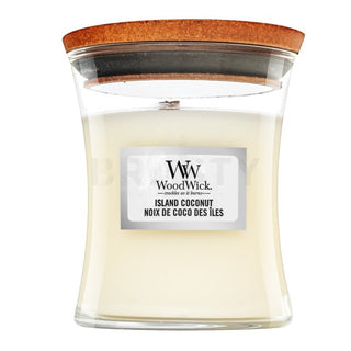 Woodwick Island Coconut Scented Candle Jar 85g
