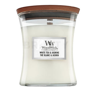 WoodWick Tè Bianco e Gelsomino 275g — Candela Profumata