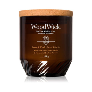 Woodwick ReNew Incense and Myrrh Candle - 184.0 g