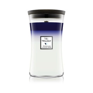 WoodWick Trilogy Evening Luxe 609 g — Candela in Vaso