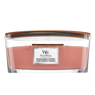 Woodwick Pressed Blooms & Patchouli ship crushed blooms and patchouli scented candle - 16 oz