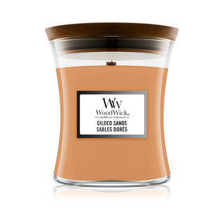 Woodwick Vaso Gilded Sands 275 g — Candela Profumata
