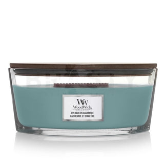 Woodwick Boat Evergreen Cashmere (evergreen cashmere) - 16 oz