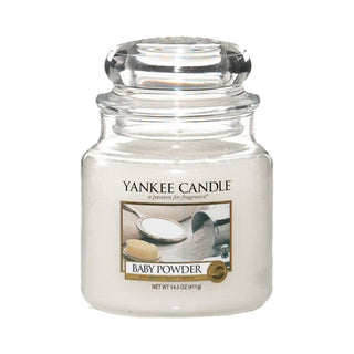 Yankee Candle Baby Powder 411 g — Candela Profumata