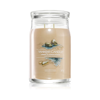 Yankee Candle Ambra e Sandalo 567 g — Candela Profumata