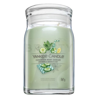 Yankee Candle Signature Cooler Mint & Cucumber Kerze (Mint & Cucumber Limonade) – 567 g