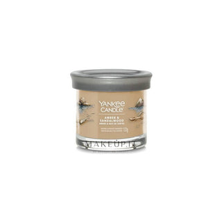 Yankee Candle Signature Amber & Sandalwood 122 g — Candela in Bicchiere