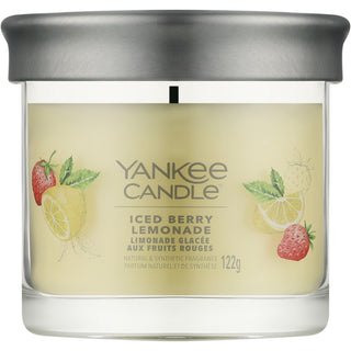 Yankee Candle Skleněná svíčka Iced Berry Lemonade Signature - 122,0 g