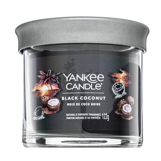 Yankee candle Svart kokosnøtt signaturglasslys (svart kokosnøtt) - 122,0 g