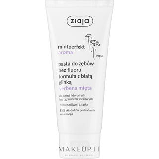 Ziaja Pastă de dinți Mintperfect cu aromă de argilă albă, verbină și mentă - cu minerale - 100ml