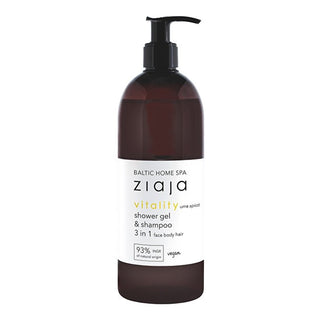 Ziaja Baltic Home Spa Vitality duschgel för ansikte, kropp och hår 500 ml