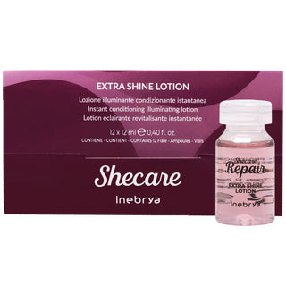 Inebrya SHECARE Extra Shine Lotion - Omedelbart lystergivande balsam - 12 ml