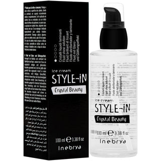 Inebrya Style-In Crystal Beauty Utjämnande vätska för färgat hår - 100 ml