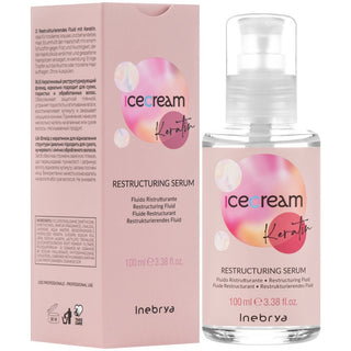 Inebrya Glasskeratin-omstrukturerande serum - 100 ml