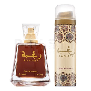 Lattafa Raghbaset 100 ml — Cofanetto profumo