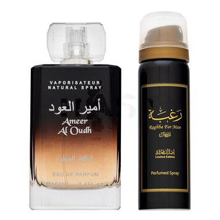Lattafa parfymer Ameer Al Oudh set EDP 100 ml och deospray 50 ml