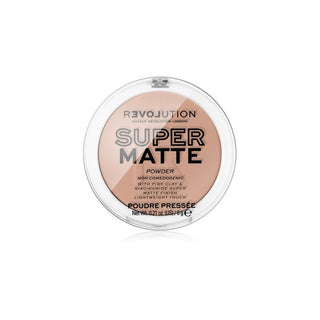 Makeup revolution 슈퍼매트 매티파잉 컴팩트 파우더 6g 베이지