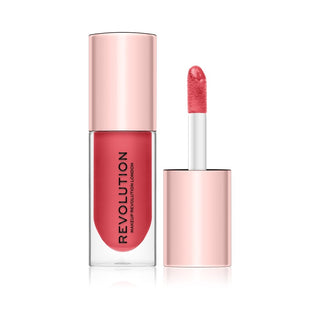 Makeup revolution 파우트 밤 플럼핑 립 글로스 4.6ml 글로스 피치