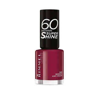 Rimmel 60 Seconds Super Shine Smalto 340 Berries and Cream 8 ml — Smalto unghie
