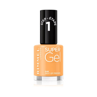 Rimmel Super Gel PASO 1 - Esmalte de uñas en gel 12 ml 046 Zest Of Friends